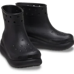 Crocs Crush Black Boots in Black