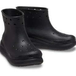 Crocs Crush Platform Rain Boots in Black
