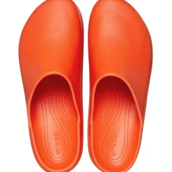 Crocs Dylan Platform Mules in Orange