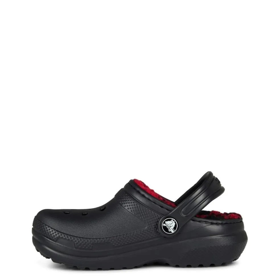 Crocs Lined Mules in Black