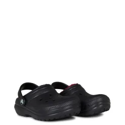 Crocs Lined Mules in Black