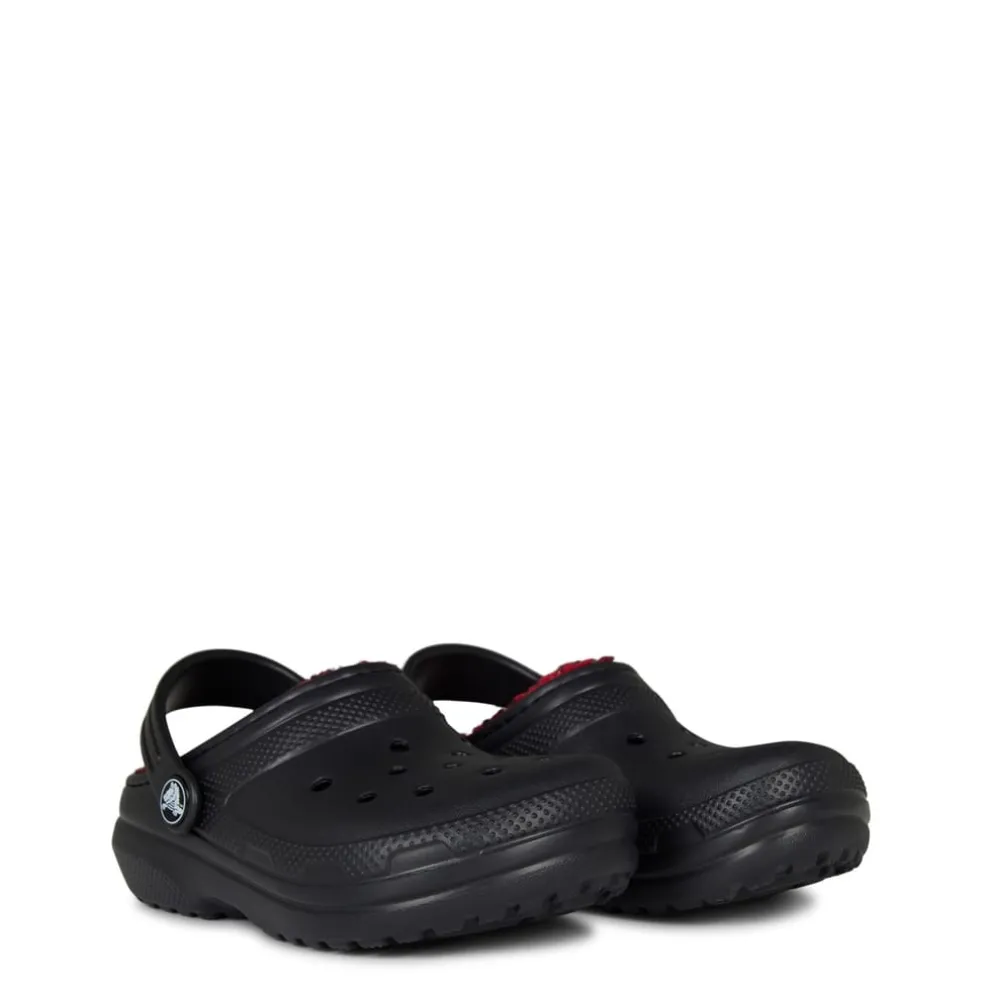 Crocs Lined Mules in Black