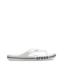Crocs Mens Bayaband Flip Flop in White