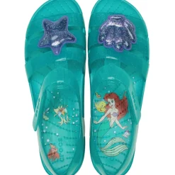 Crocs Princess Flatform Little Mermaid Sandals in Blue