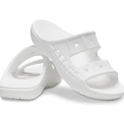 Crocs Womens Baya Sandal in White
