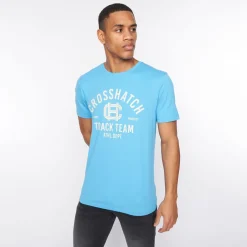 Crosshatch 5 Pack of Weymouth T-Shirts in Multi colour