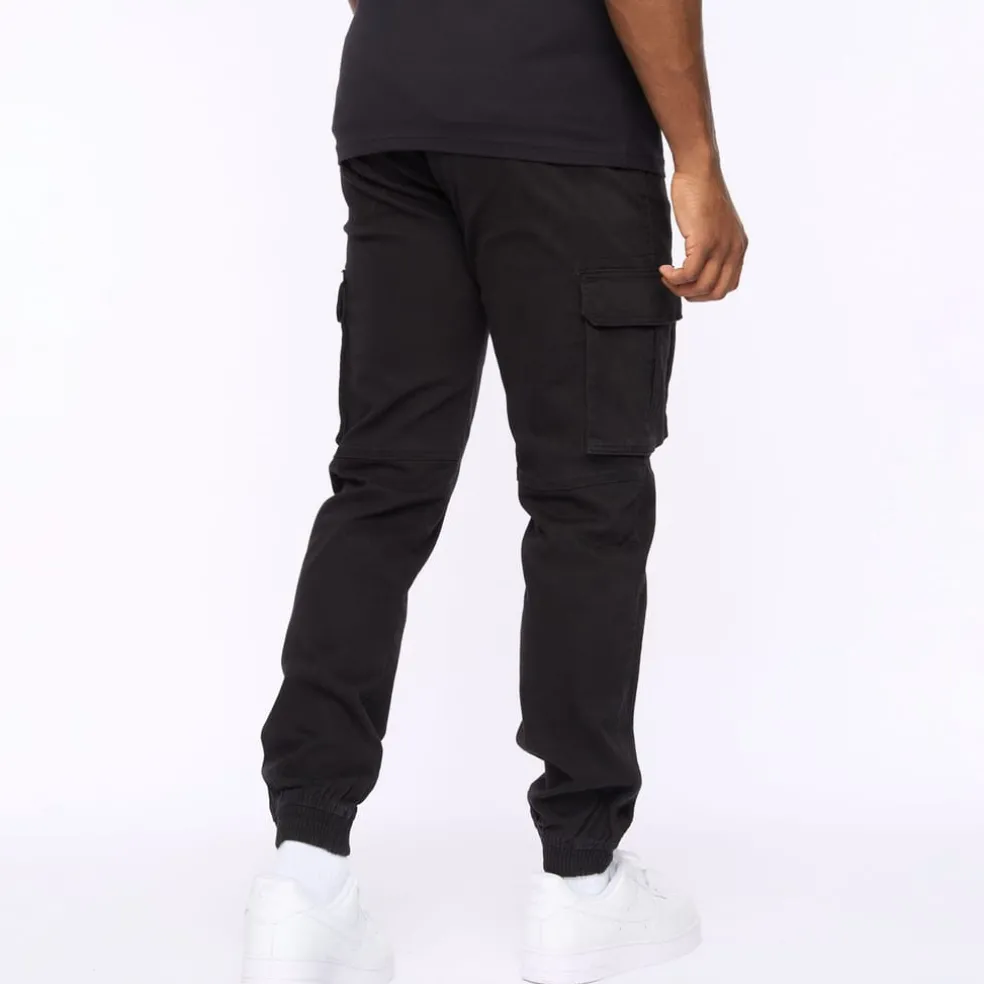 Crosshatch Frentons Cargos in Black