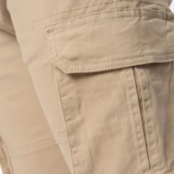 Crosshatch Frentons Cargo Pants in Stone