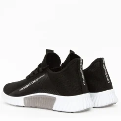 Crosshatch Nimbus Trainers in Black
