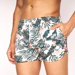 Crosshatch Rainforest sw in Cream