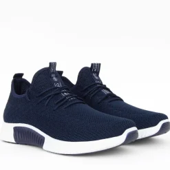 Crosshatch Rideout Trainers in Navy