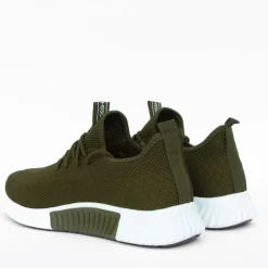 Crosshatch Rideout Trainers in olive