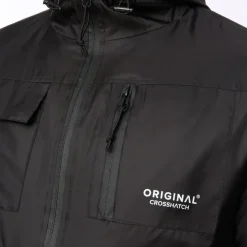 Crosshatch Utilate Jacket in Black