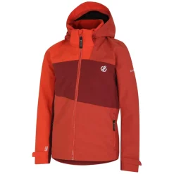 Dare 2b Juniors Explore II Waterproof Jacket in Orange
