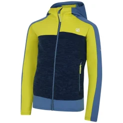 Dare 2b Juniors Thriving II Core Stretch Midlayer in Blue yellow