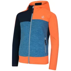 Dare 2b Juniors Thriving II Core Stretch Midlayer in Orange blue