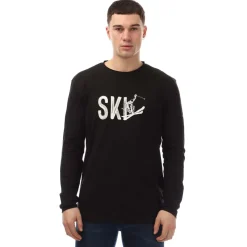 Dare 2b Stomping Long Sleeve Graphic T-Shirt in Black