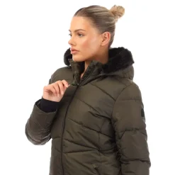 Dare 2b Striking III Padded Parka Jacket in Green