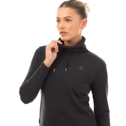 Dare 2b Swoop Slouch Collar Sweatshirt in Black