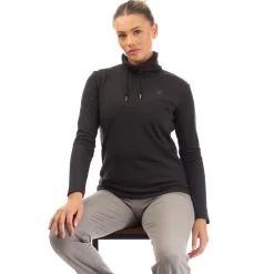 Dare 2b Swoop Slouch Collar Sweatshirt in Black