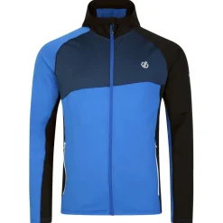 Dare 2b Touring Stretch Hooded Midlayer in Black Grey