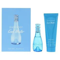 Davidoff Coolwater Gift Set 100ml 30ml in Clear