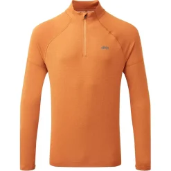 Dhb Mens Aeron Mid Layer Quarter Zip Run Top in Purple