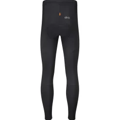 Dhb Mens Blok Classic Thermal Waist Tights in Black
