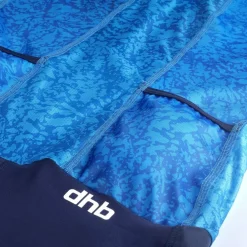 Dhb Mens Hydron Short Sleeve Tri Suit in Blue