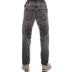 Diesel 2030 D-Krooley Sweat Jeans in Black Grey