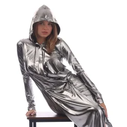 Diesel D-Fanzy-N1 Hoodie Dress in Black