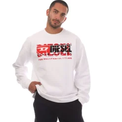 Diesel S-Baxt-N1 Sweatshirt in White