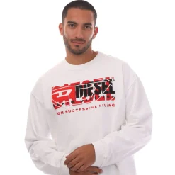 Diesel S-Baxt-N1 Sweatshirt in White