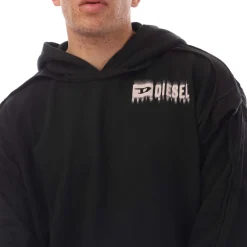 Diesel S-Boxt-Hood-DBL Hoodie in Black