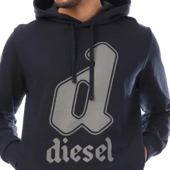 Diesel S-Ginnout 13-A Hoodie in Navy