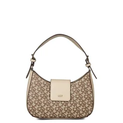 DKNY Suri Demi Cross Body Bag in Beige