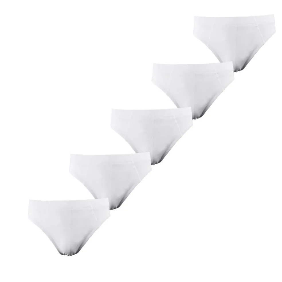 Donnay Essential Mens 5 Pack Briefs in White
