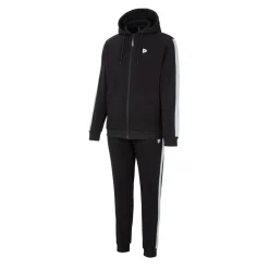 Donnay Fleece FulL-Zip T Suit in Black