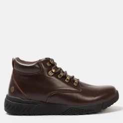 Donnay Mens Leather Casual Chukka Boots in Brown