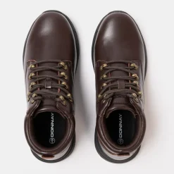 Donnay Mens Leather Casual Chukka Boots in Brown