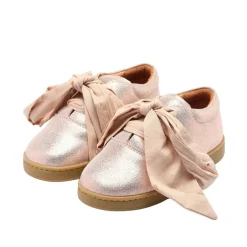 Donsje Emilia Organz Low Top Sneakers in Silver