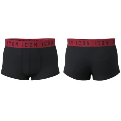 DSquared2 2 Pack Icon Lettering Boxer Brief in White