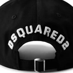 DSquared2 Icon Baseball Cap in Black