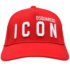 DSquared2 Icon Baseball Cap in Red