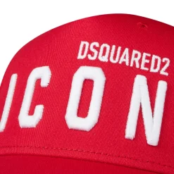 DSquared2 Icon Baseball Cap in Red