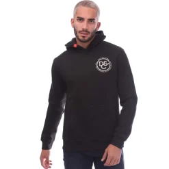 Duck and Cover Mackson Graphic Hoodie in Black