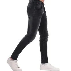 Duck and Cover Maylead Slim-Fit Jeans in Black