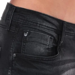 Duck and Cover Maylead Slim-Fit Jeans in Black