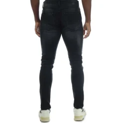 Duck and Cover Overburg Tapered-Fit Jeans in Black