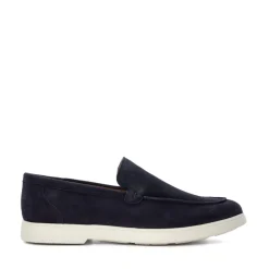 Dune London Bentonn Suede Loafers in Navy